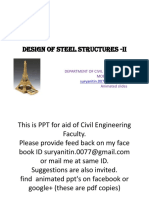 Design of Steel Structures - Ii: Nitinverma Department of Civil Engineering MOB:8968751741 Animated Slides