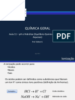 Aula 11 - Ionização e Produto Iônico Da Água PDF