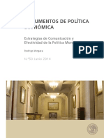 2014 50 - Estrategias de Comunicación y Efectividad de La Política Monetaria PDF