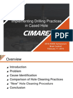 Implementing Drilling Practices in Cased Hole - B. Cantrell