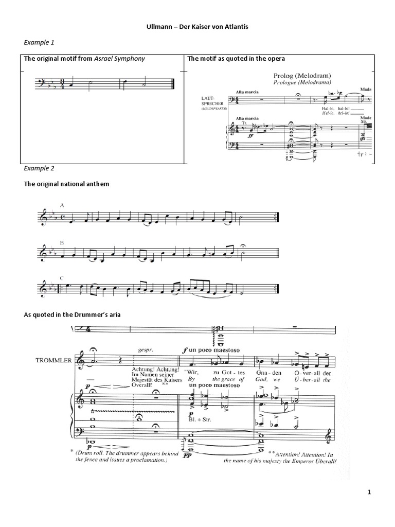 Motif Examples in Poetry and Opera | PDF | Poetry