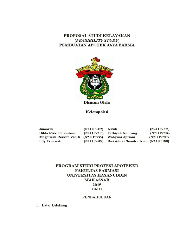 Proposal Studi Kelayakan