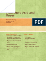 Household Acid and Bases