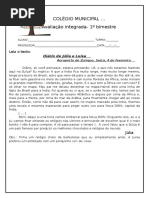 5ºano Prova 1ºbimestre 2013