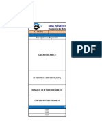 Tabla de Herramientas para La Operacion