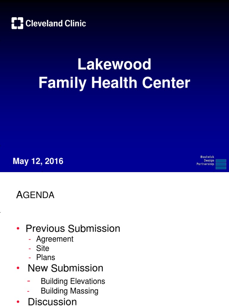 Lakewood Family Health Center Presentation 20160512 Update PDF Family Medicine Stairs