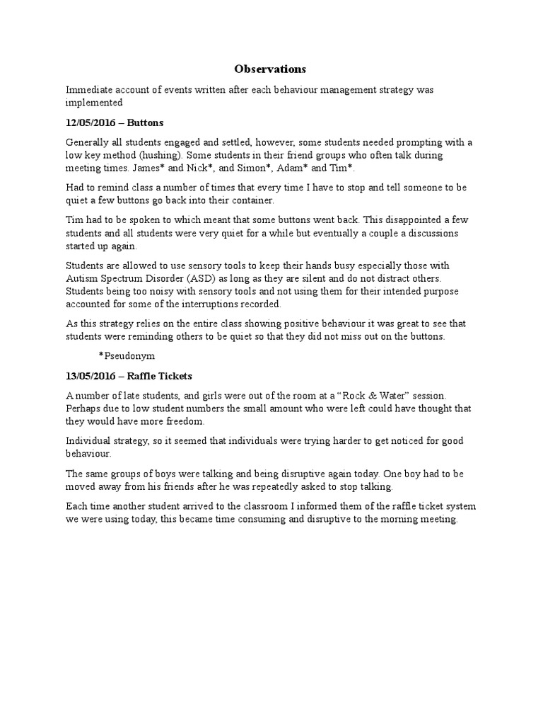 Observations | PDF