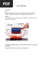 Heat Transfer Notes