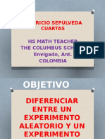 Experimento Aleatorio - Determinista