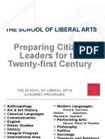 The School of Liberal Arts: Preparing Citizen-Leaders For The Twenty-First Century