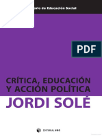 Crítica, Educación y Acción Político