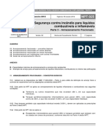 NPT 025-11 - Seguranca Contra Incendio para Liquidos Combustiveis e Inflamaveis - Parte 3 - Armazenamento Fracionado PDF