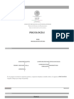 PSICOLOGIA - I Programa de Estudio PDF