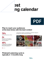 Pinterest Planning Calendar
