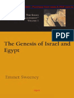Emmet Sweeney - The Genesis of Israel and Egypt
