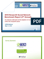 2010 Nonprofit Social Network Benchmark Report (2: Annual)