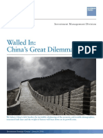 Walled-in China's Great Dilemma