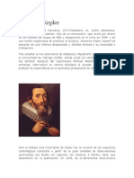 Johannes Kepler, astrónomo alemán descubridor de las leyes del movimiento planetario