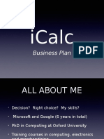 Icalc: Business Plan