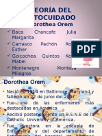 Teoría de Dorothea Orem