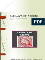 Amenaza de Aborto