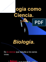 Biología Como Ciencia.