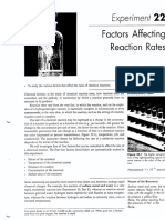 Factors Affecting Reaction Rates' Chemical Kinetics PDF