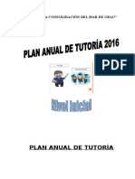 Plan Anual de Tutoría 2016 Inicial Tambo