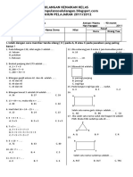 Soal Ulangan UAS - UKK Matematika SD KElas 2