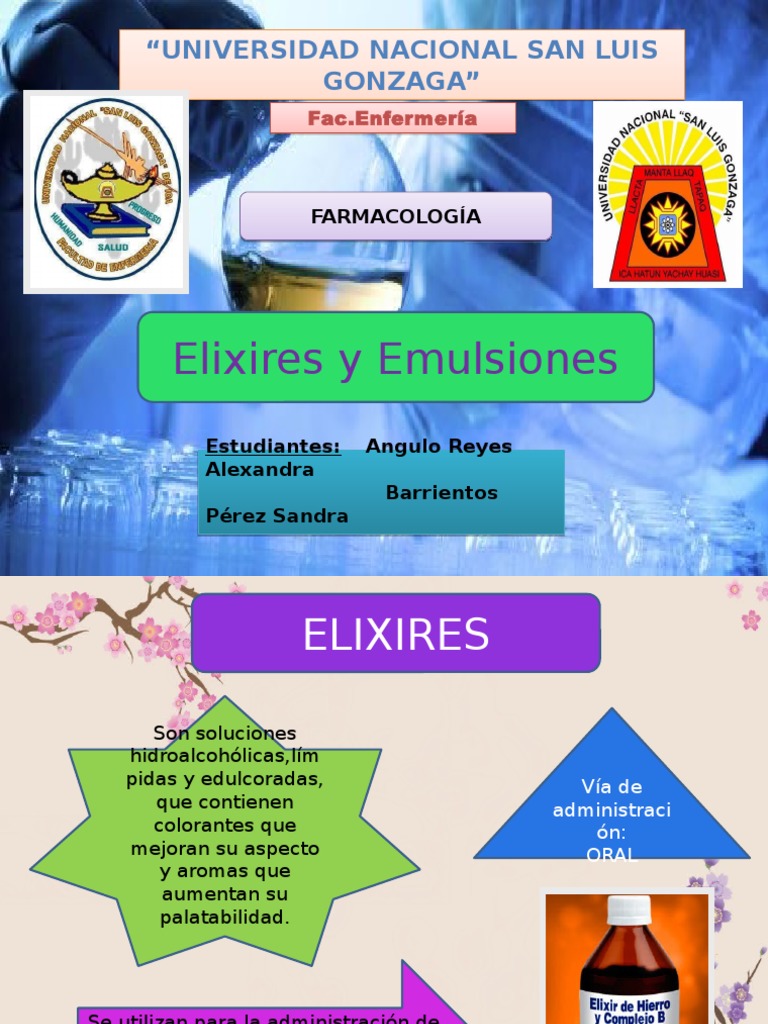 Elixir Es Alcohol Jarabe