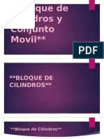 Bloque de Cilindros y Conjunto Movil