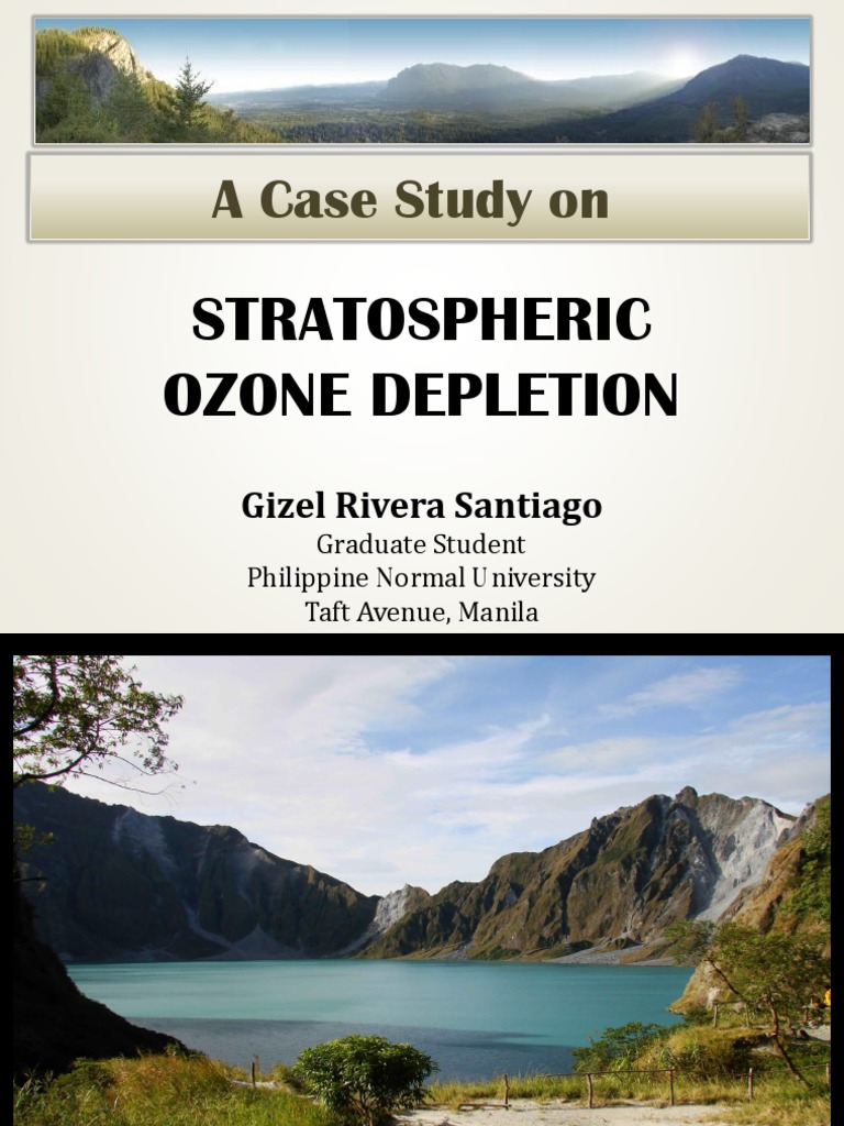 Analysis of data of ozone layer depletion project image