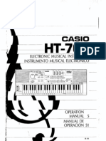 Casio HT-700 Owners Manual