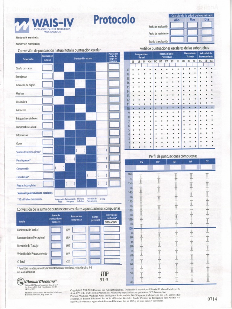 Protocolo Wais PDF | PDF
