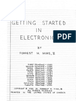 Getting Started in Electronics - 3ed - (Forrest M.Mims) PDF