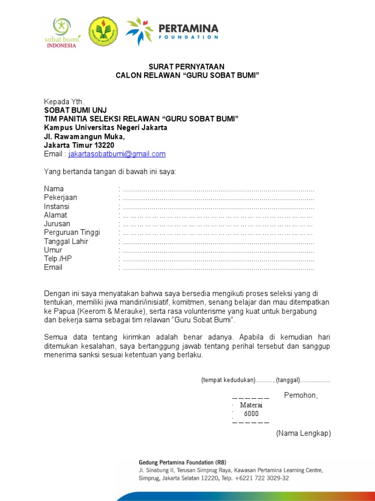 Contoh Surat Komitmen Dan Surat Izin Contoh Surat Komitmen Dan Surat Izin