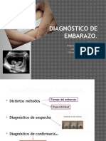 Diagnóstoco de Embarazo