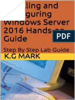 Installing and Configuring Windows Server