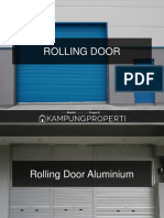 Jual - Distributor - Supplier - Pabrik - Rolling Door