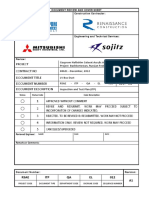 MHI Electrical 1st Comment RSAE-ITP-QA-EL-012 ITP For LV Bus Duct