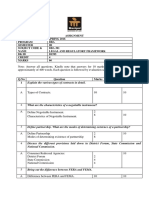 Assignment Drive SPRING 2016 Program BBA Semester III Subject Code & Name BBA 301 Legal and Regulatory Framework BK Id B1595 Credit 4 Marks 60