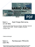 Skenario Gladi Posko (TTX) Dan Simulasi Penanganan (FTX) Bencana Banjir Bandang