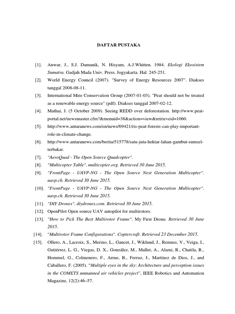 Daftar Pustaka Proposal  PKM FT 2016