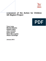 University of Salford Evaluation of The Action For Children Uk Neglect Project Final Report 2012