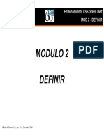 Microsoft PowerPoint - LSS GB Mod 2 - Define v1.0 Espanol