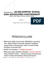 Kelompok-Kelompok Sosial Dan Kehidupan Masyarakat