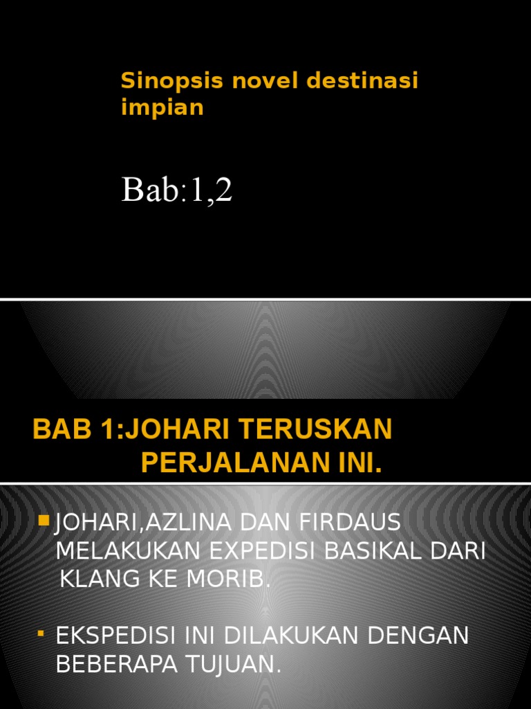 Sinopsis Novel Destinasi Impian | PDF | Agama & Spiritualitas