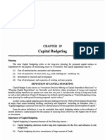 Chapter 29 Capital Budgeting