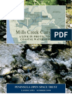 Mills Creek Canyon: A Link in Protecting Coastal Watershed