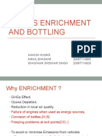 Biogas Enrichment and Bottling Process